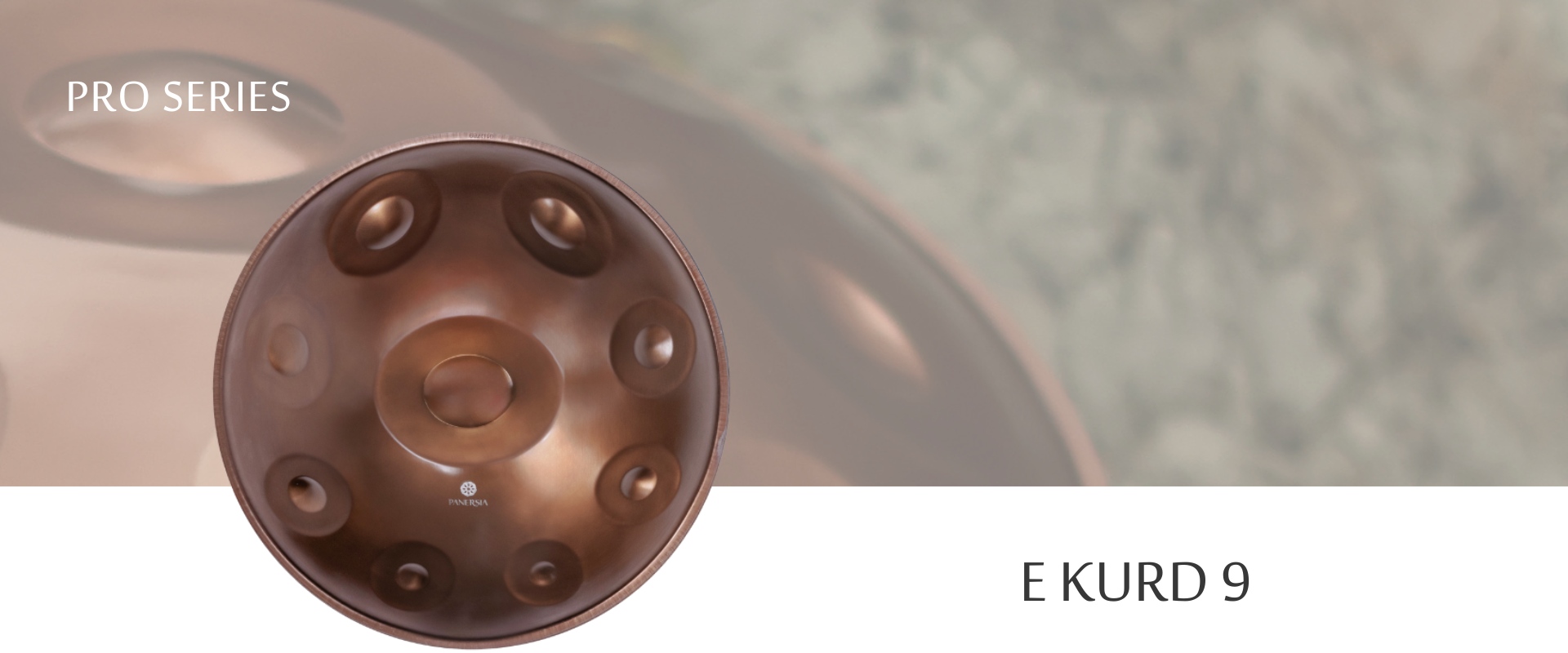Stainless Steel Handpan Pro Series - E Kurd (E Minor) - 9 Notes