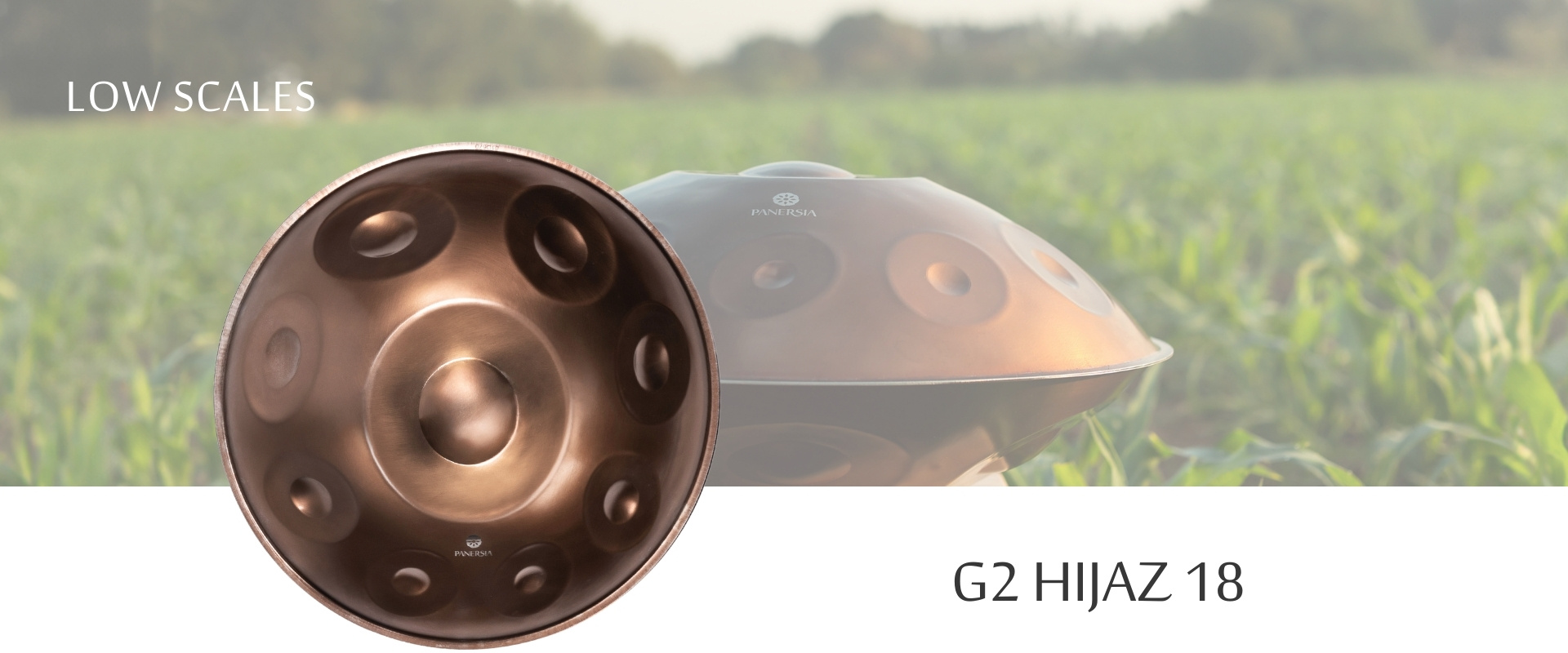 Stainless Steel Handpan low scales - G2 Hijaz - 18 Notes