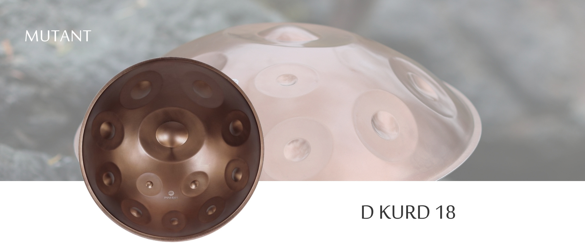 Stainless Steel Handpan Mutant Series - D Kurd (D Minor) - 18 Notes