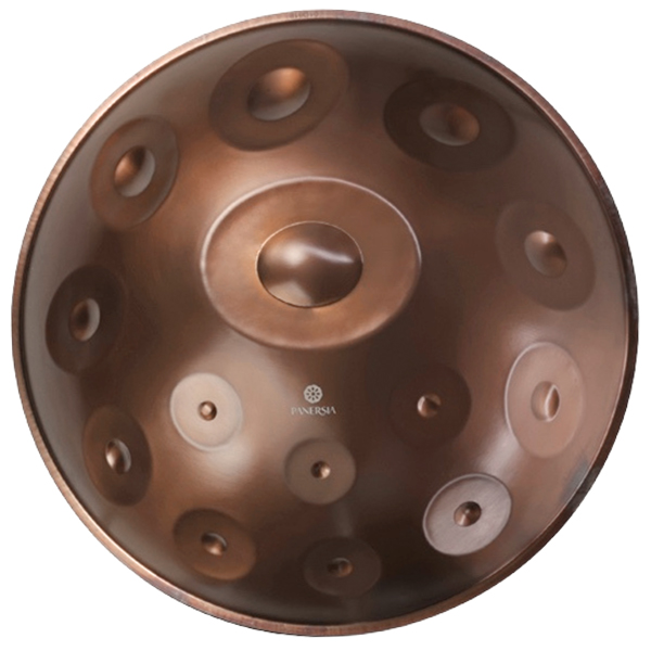 Stainless Steel Handpan Mutant Series - E Hijaz - 21 Notes — view 2