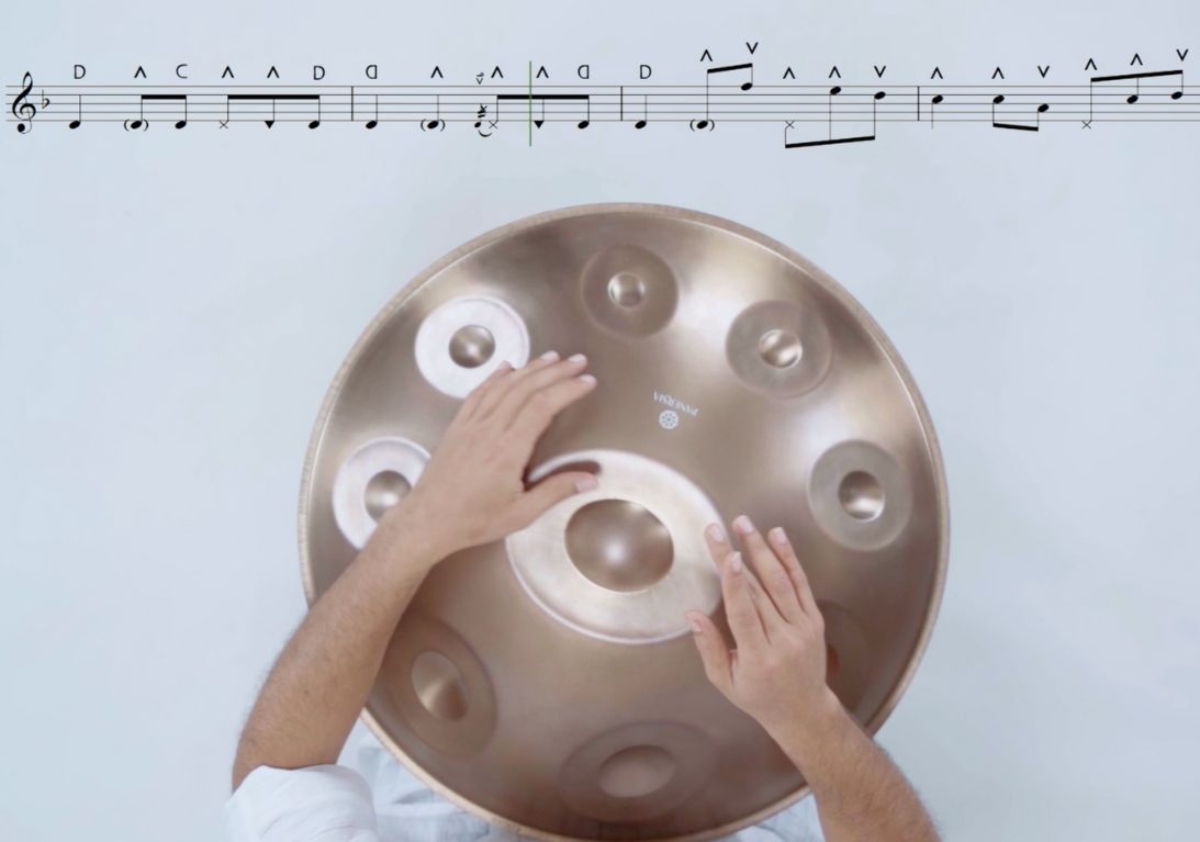 Learning and Performing Lesson 114 and Piece 33 (7/8 Rhythm on Handpan)